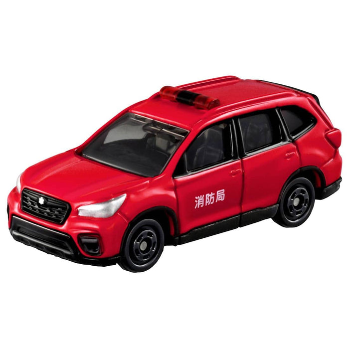 Takara Tomy Tomica No.99 Subaru Forester Fire Command Mini Toy Car Suitable for Ages 3+