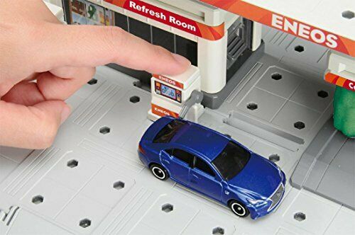 Takara Tomy Tomica Town Build City Gas Station Stand Eneos