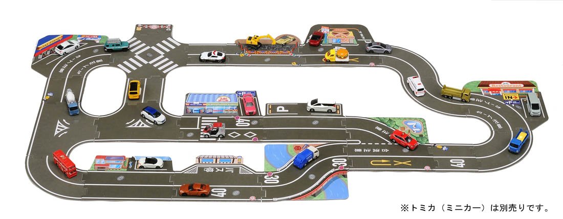 Takara Tomy Tomica World Connecting Road Japanese Plastic Road Toys Car Models
