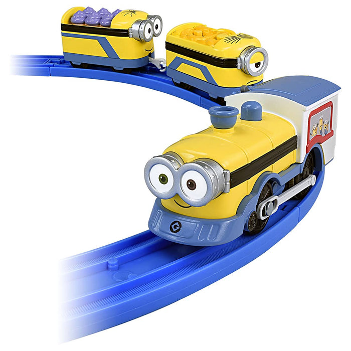 Takara Tomy Plarail Minions Hachamecha Talking Train - Japanese Toys - Minions Train