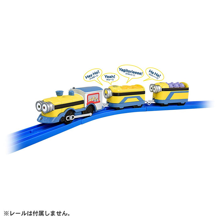 Takara Tomy Plarail Minions Hachamecha Sprechender Zug Japanisches Spielzeug Minions Zug