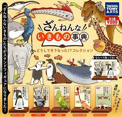Takaratomyarts Unfortunate Creatures All 5 Type Set Gashapon Toys Figure - Japan Figure