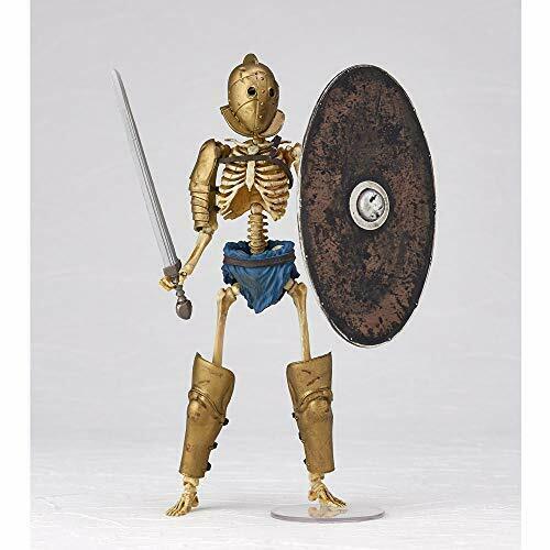 Takeya Jizai Okimono Kt031 Ancient Roma Skeleton Gladiator Secutor Full Color