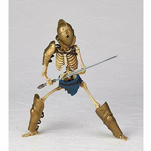 Takeya Jizai Okimono Kt031 Ancient Roma Skeleton Gladiator Secutor Full Color
