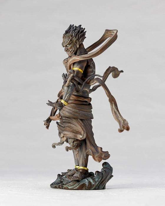 Kaiyodo Japon Fukasa Sculpture sur Bois Figurine 142Mm Pvc Abs Peint Figurine Mobile