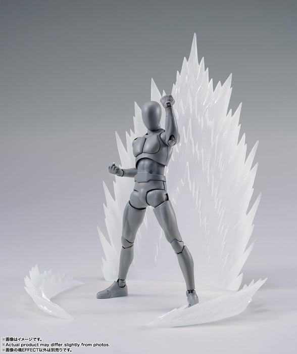 Bandai Spirits Tamashii Effect Energy Aura White Ver. Figurine peinte en ABS et PVC sans échelle pour SH Figuarts