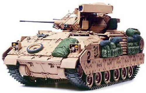 Tamiya 1/35 M2a2 Bradley Ods Infantry Fighting Vehicle Model Kit - Japan Figure