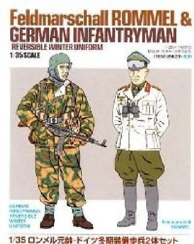 Tamiya 1/35 Rommel And German Infantryman Model Kit - Japan Figure