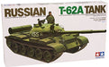 Tamiya 1/35 Russian T-62a Tank Model Kit - Japan Figure