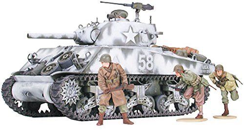 Tamiya 1/35 U.s. Medium Tank M4a3 Sherman 105mm Howitzwr Assault Support Kit - Japan Figure