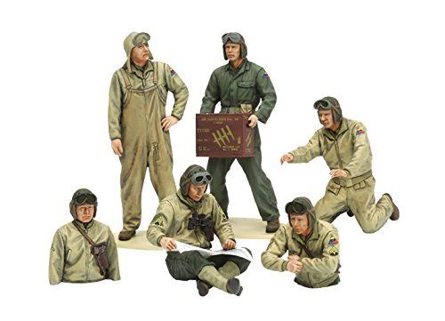 Tamiya 1/35 U.s. Tank Crew Set European Theater Model Kit - Japan Figure