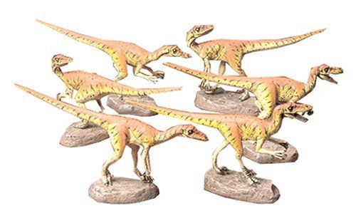 Tamiya 1/35 Velociraptors Pack Of Six Model Kit - Japan Figure