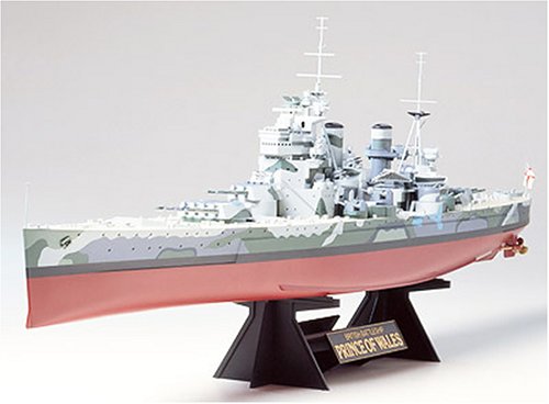 Tamiya 1/350 British Battleship Prince Of Wales Model Kit - Japan Figure