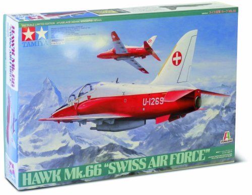 Maquette Tamiya Hawk Mk.66 de l'armée de l'air suisse au 1/48