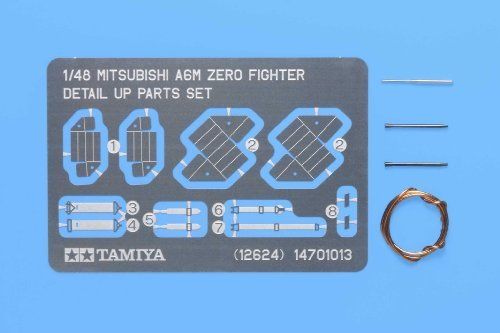 Tamiya 1/48 Mitsubishi A6m Zero Fighter Detail Up Parts Set Kit - Japan Figure