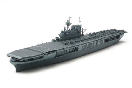 Tamiya 1/700 U.s. Aircraft Carrier Yorktown Model Kit - Japan Figure
