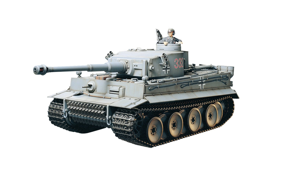 Tamiya 56009 1/16 RC Tank German Tiger I Early Prod Full Set 4Ch Radio Batt Charger