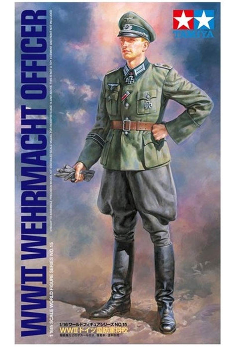 TAMIYA 36315 Wwii Officier de la Wehrmacht 1/16 Scale Kit Figurine
