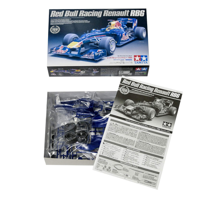 TAMIYA 20067 Red Bull Racing F1 Renault Rb6 With Photo Etched Parts 1/20 Scale Kit