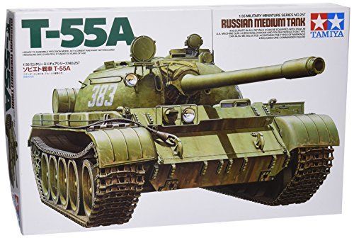 Tamiya 1/35 Kit de modèle de char moyen russe T-55a
