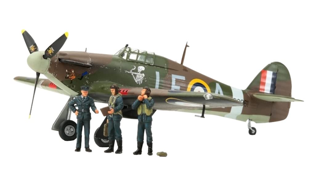 TAMIYA 1/48 Hawker Hurricane Mk.I W/3 Figures Plastic Model