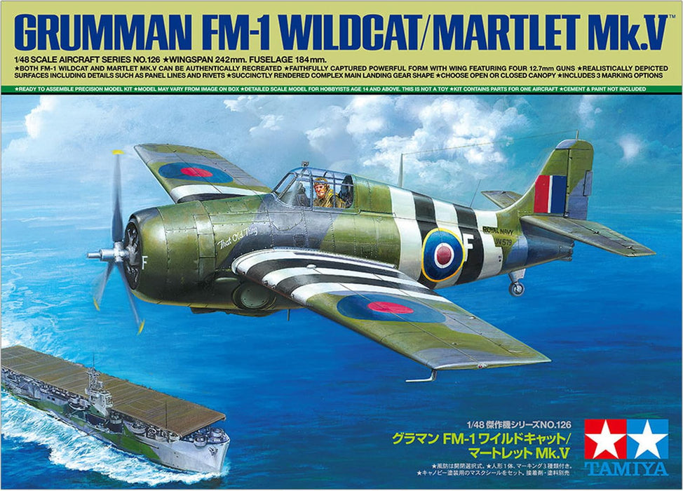 Tamiya 1/48 Grumman Fm-1 Wildcat/Martlet Mk.V 61126
