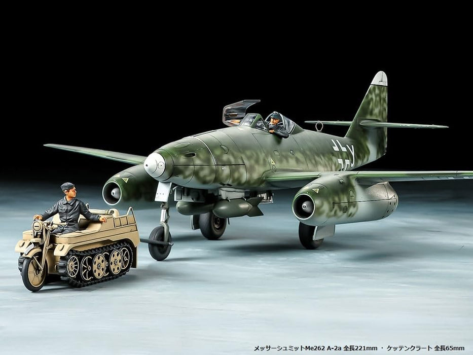 Tamiya 1/48 Messerschmitt Me262 A-2A Kettenkrad Abschleppset Kunststoffmodell 25215 - Japan