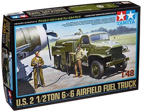 Tamiya 1/48 Us 2.5ton 6x6 Airfield Fuel Truck Model Kit