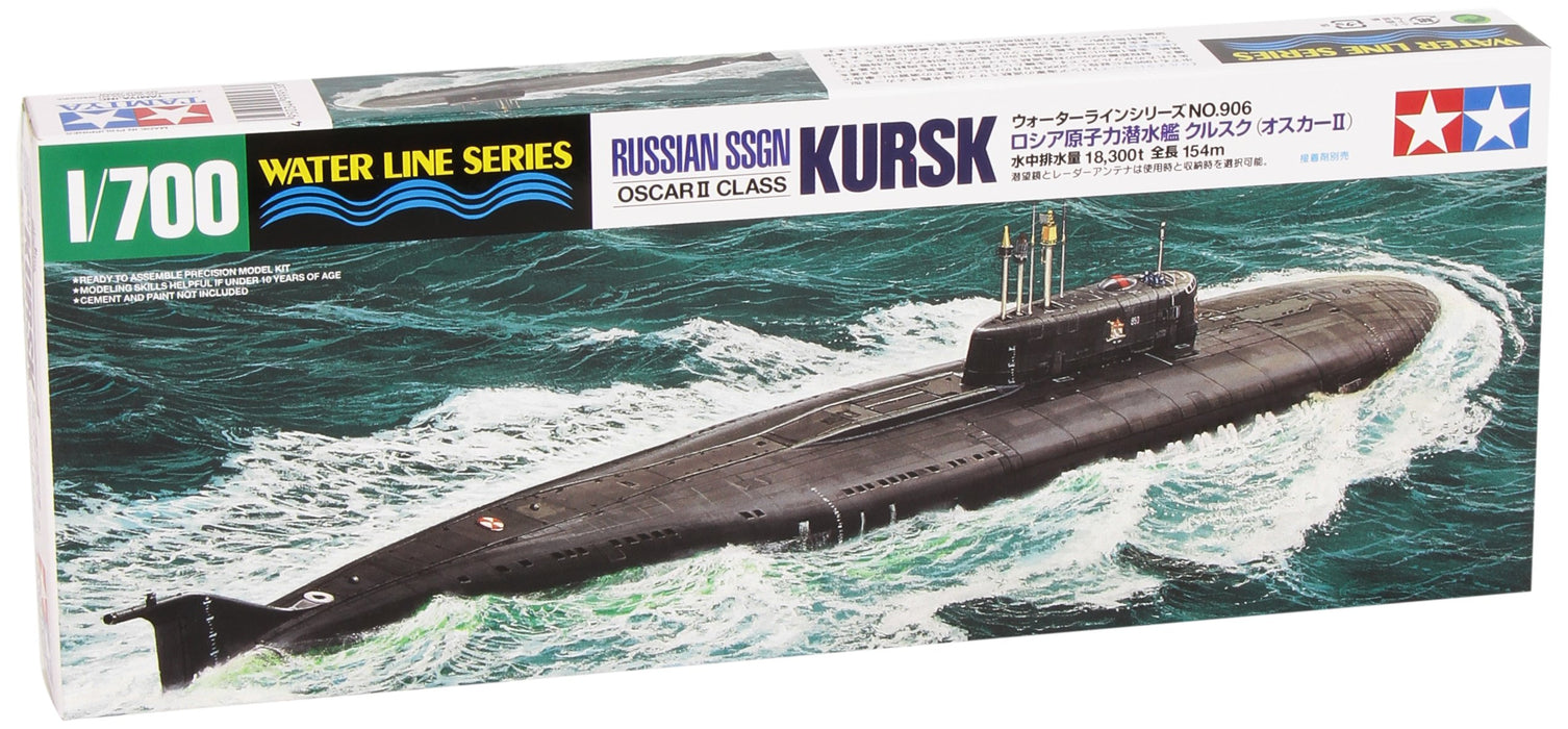 TAMIYA 31906 Russian Ssgn Kursk Oscar Ii Class 1/700 Scale Kit