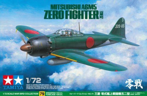 Tamiya 1/72 Mitsubishi A6m5 Zero Fighter Zeke Model 52 Model Kit Japan