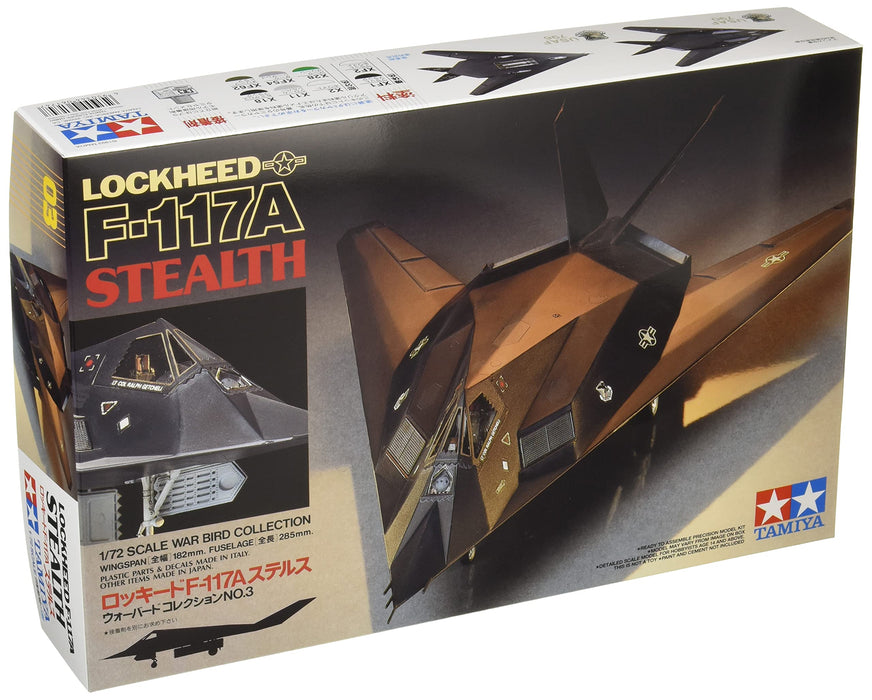TAMIYA 60703 Lockheed F-117A Stealth 1/72 Scale Kit