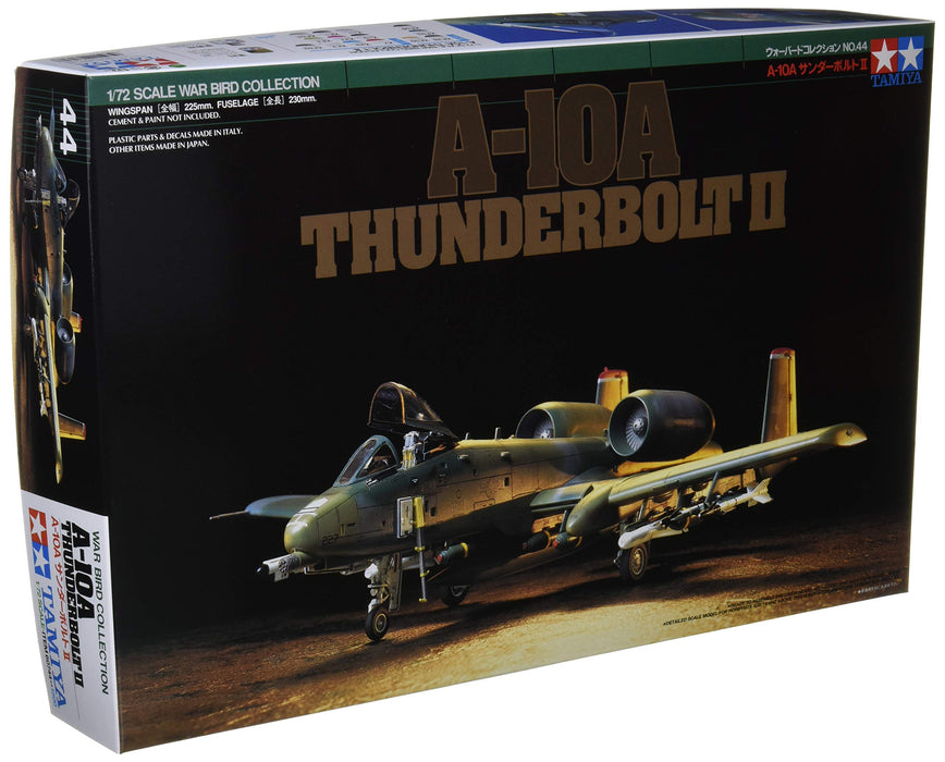 TAMIYA 60744 A-10A Thunderbolt Ii 1/72 Scale Kit