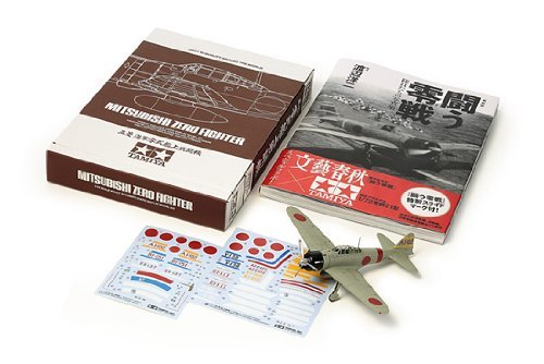 TAMIYA 25165 Mitsubishi Zero Fighter With Japanese Photo Book 1/72 Scale Kit