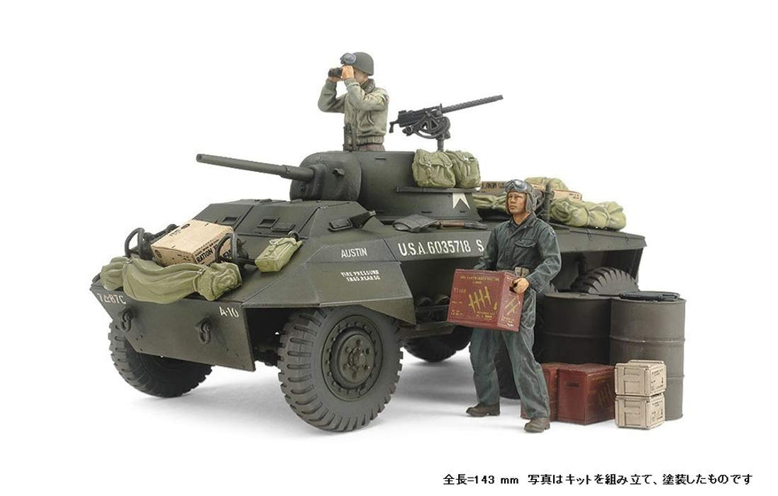 TAMIYA 25196 Us M8 Light Armored Car 'Greyhound' Combat Patrol Set 1/35 Scale Kit