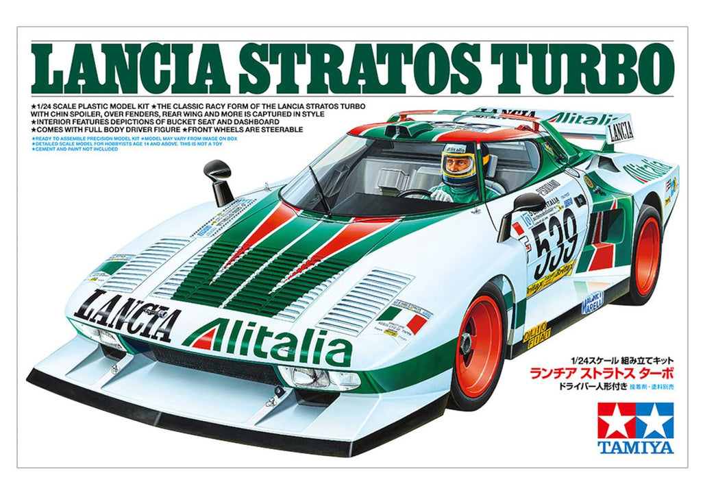 Tamiya 25210 Lancia Stratos Turbo, Maßstab 1/24, japanisches Plastikmodell
