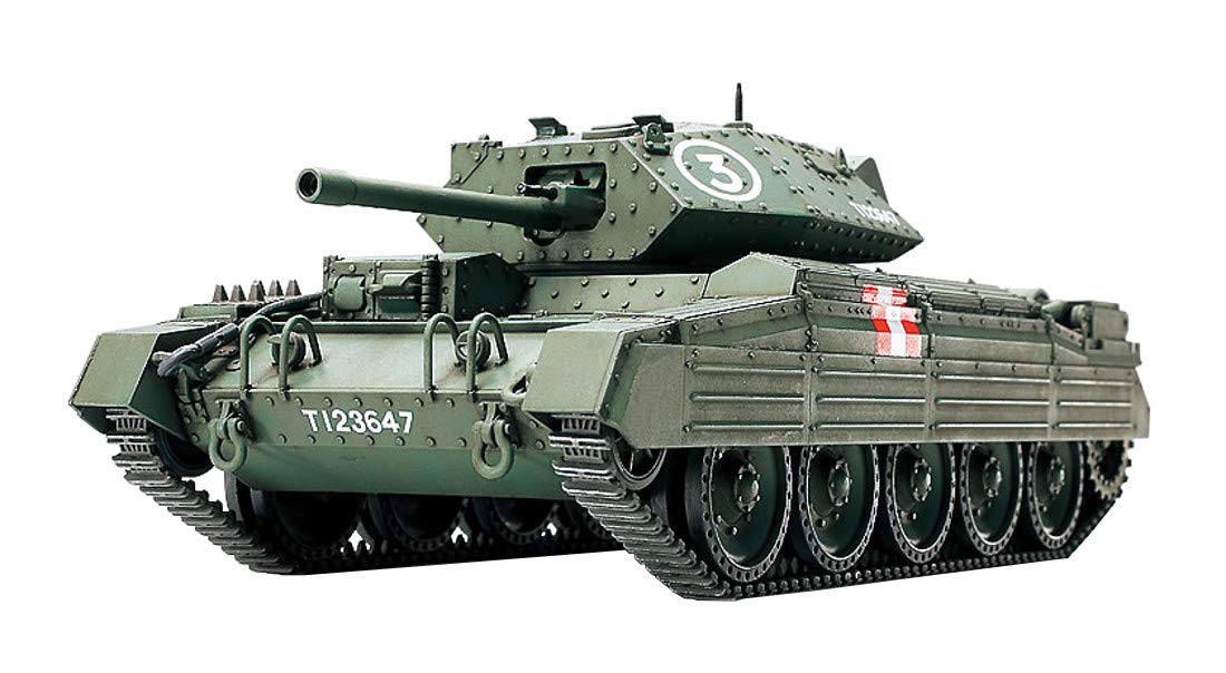 TAMIYA 32555 Britischer Kreuzerpanzer Mk.Vi Crusader Mk.III Bausatz im Maßstab 1:48