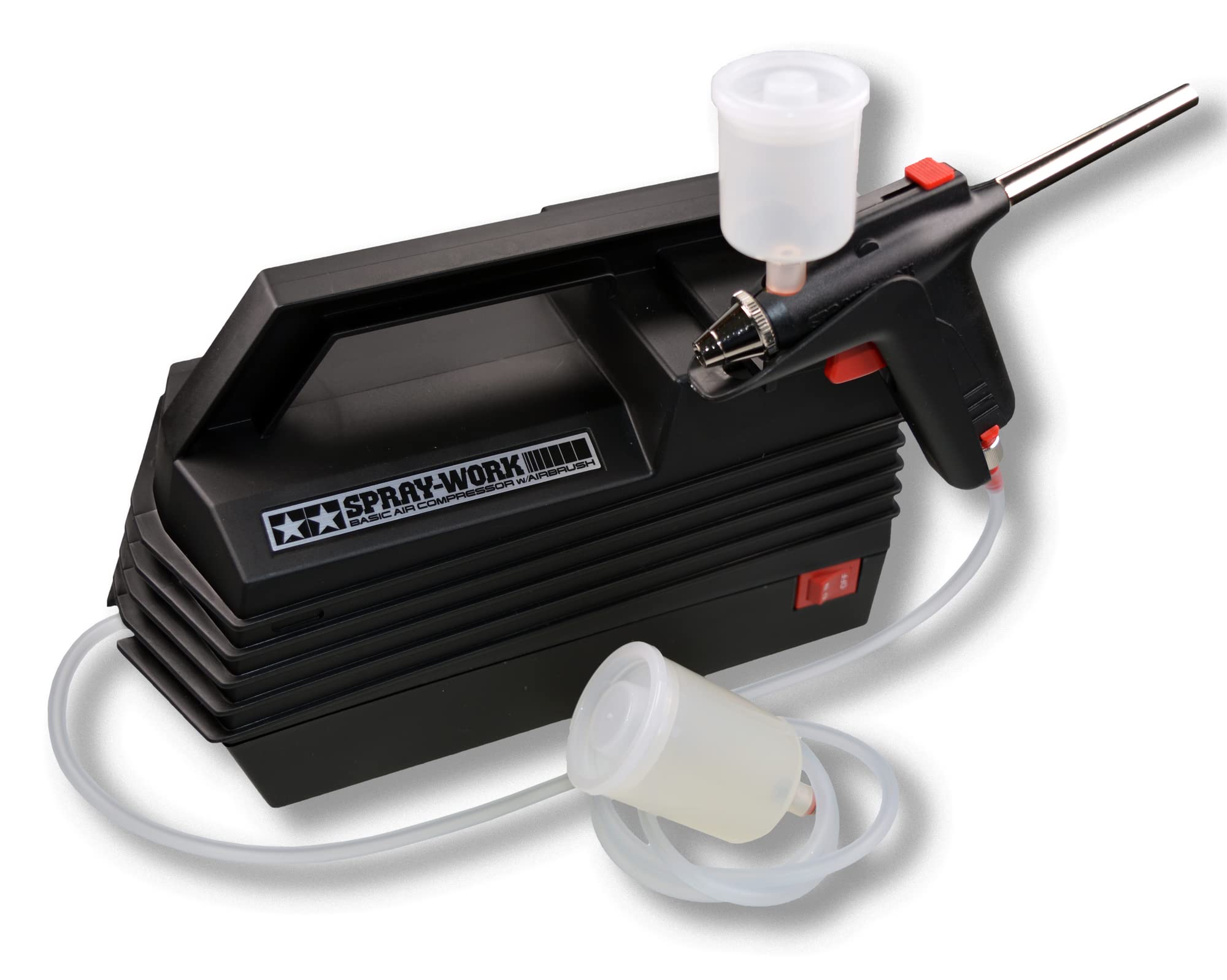 TAMIYA 74520 Spray-Work Basic Air Compressor W/Airbrush