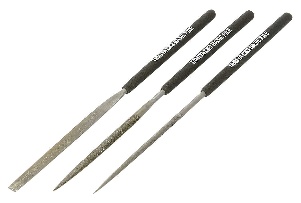 Tamiya Craft Tool Series No.104 Basic File Set (Fine Double Cut) 74104- Japan Figure Store - #1 Bring To You The Best Japanese Goods