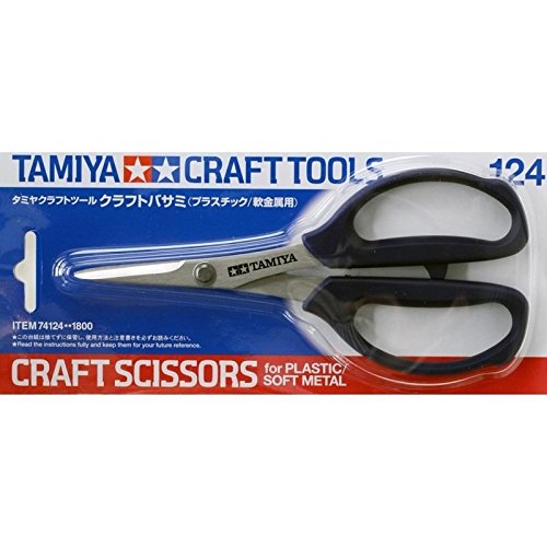 TAMIYA 74124 outils d'artisanat ciseaux artisanaux pour plastique/métal mou