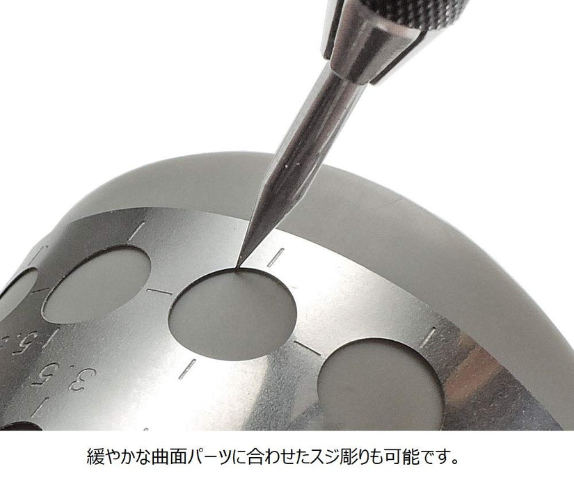 Tamiya Craft Tool Serie Nr. 150 Modellierplatte (Kreis 1-12,5 mm) Kunststoff-Modellwerkzeug 74150