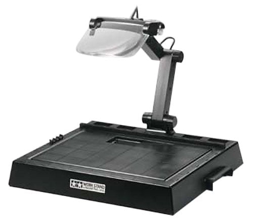 Tamiya Craft Tool Series No.64 Work Stand With Lens Plastic Model Tool 74064- Japan Figure Store - #1 Bring To You The Best Japanese Goods