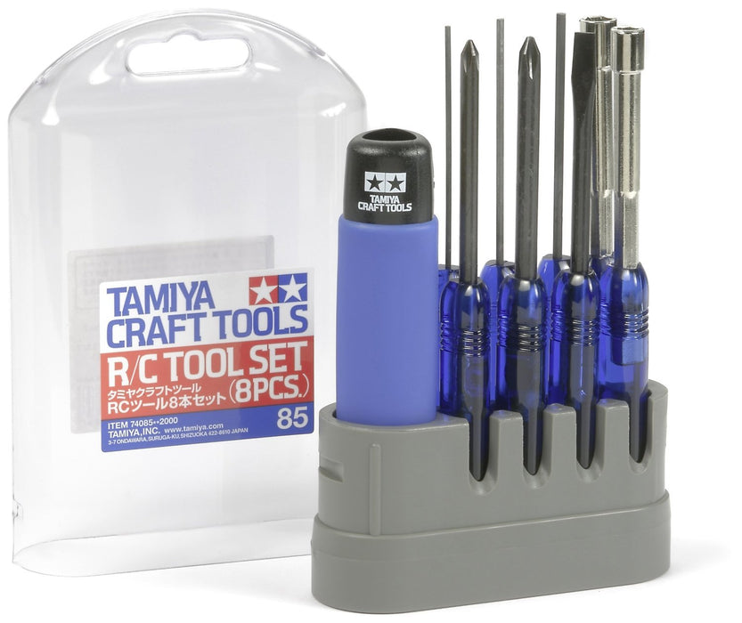 TAMIYA 74085 outils d'artisanat ensemble d'outils R/C 8 pièces.