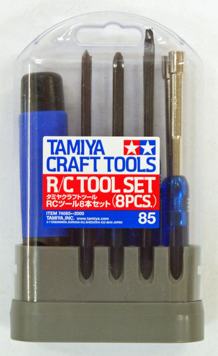 TAMIYA 74085 outils d'artisanat ensemble d'outils R/C 8 pièces.