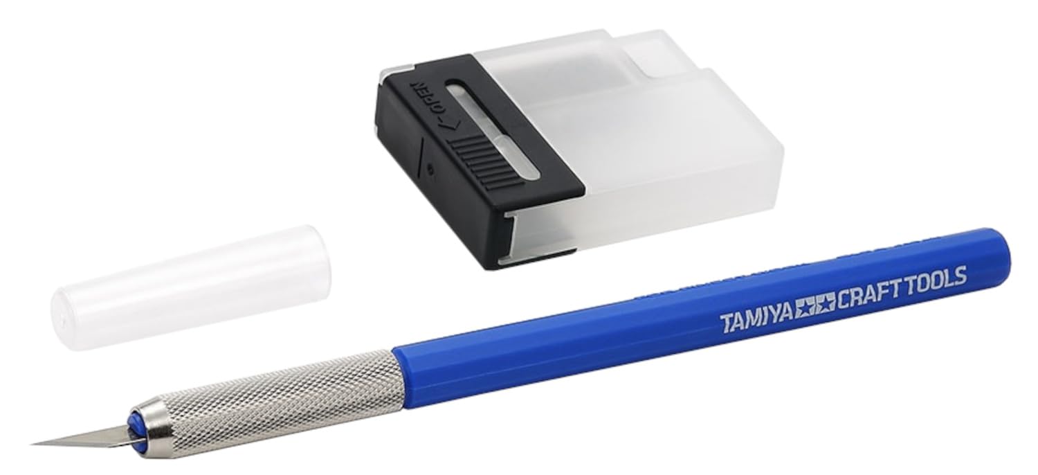 Tamiya Craft Tool Special Project No.43 Modeler'S Knife Blue Plastic Model Tool 69943 (Made In Japan)- Japan Figure Store - #1 Bring To You The Best Japanese Goods