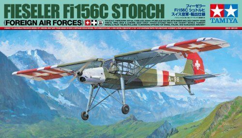 Tamiya Fieseler Fi156c Storch Foreign Air Forces Modellbausatz