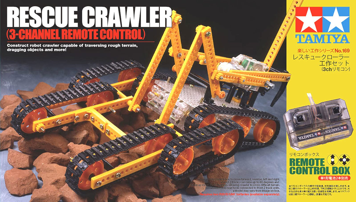 Tamiya Fun Craft Series No.169 Rescue Crawler Bastelset 3-Kanal-Fernbedienung (70169)