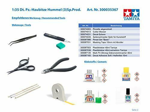 Tamiya German Hummel Late Type Plastic Model Kit