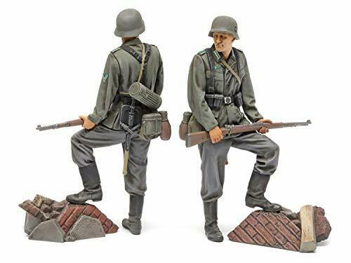 Tamiya Deutsches Infanterie-Set Mid-Wwii Plastikmodellbausatz