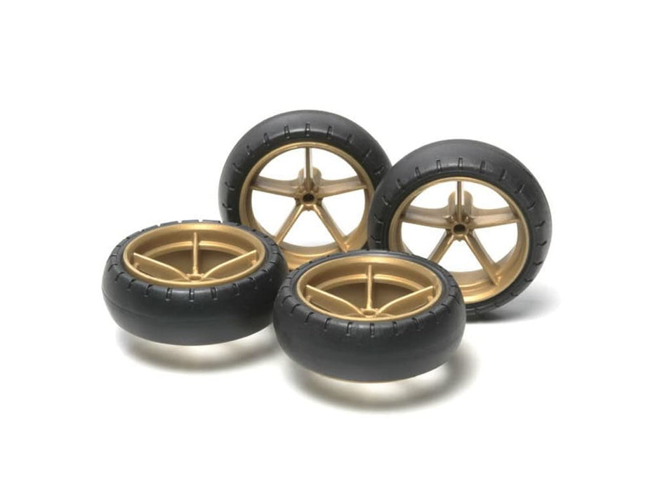 TAMIYA 15368 Mini 4Wd Large Dia. Narrow Lw Wheels With Arched Tire