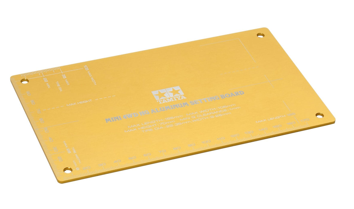 TAMIYA 95201 Mini 4Wd Hg Alumimum Setting Board Gold